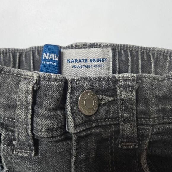Old Navy Karate Kick Jeans Grey 12-18 Months - Picture 4 of 5
